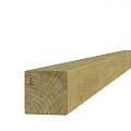 Midden-Europees vuren geschaafde paal 12x12x300 cm, zonder diamantkop.