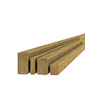 Grenen geschaafde regel 1,9x7,0x180 cm, groen geïmpregneerd.
