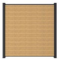 Newtechwood co-extrusie composiet scherm, 180x180 cm, red cedar.