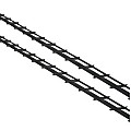 DHZ zwart shutter framewerk. 2 stuks 165 cm t.b.v. 14 planken