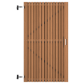 Thermovision Ayous geschaafd latten deur op verstelbaar frame. verticaal. 178x99 cm