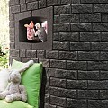 Granubrick 23,1/15,3X20X10 Antraciet