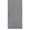 Hardhouten enkele dichte deur Prestige, rechtsdraaiend. 109x221 cm, grijs gegrond.
