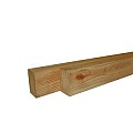 Douglas fijnbezaagde regel 4,5x7,5x400 cm, groen geïmpregneerd.