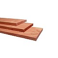 Douglas fijnbezaagde plank 3,2x20x500 cm, onbehandeld.