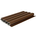 NewTechWood composiet co-extrusie wandbekleding rhombus profiel, 3,3 x 21,5 x 230 cm, Ipe.
