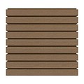 TechWood composiet wand bekleding 2.5x19.6x290 cm Teak