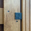 Aluminium beslagset hoek, (antraciet gecoat) 6 st