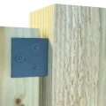 Aluminium beslagset hoek, (antraciet gecoat) 6 st