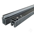 Aluminium regel "Mix&Match" 20x25x1800mm antraciet 2 stuks