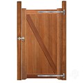 Bangkirai tuindeur "Belmonte" (enkel) 35x1000x1800mm incl. beslag bc