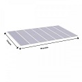 Pext Polycarbonaat Dakpakket - 5060x4000 muuraanbouw - zwart - polycarbonaat helder