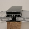 Pext Polycarbonaat Dakpakket - 4060x3000 muuraanbouw - antraciet - polycarbonaat opaal