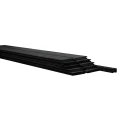 Betowood scherm douglas inclusief afdekkap 187x224 cm, zwart geïmpregneerd.