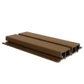 NewTechWood composiet co-extrusie wandbekleding Castellaton PRO65 3,3 x 18 x 290cm Teak.
