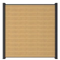 Newtechwood co-extrusie composiet scherm, 180x180 cm, red cedar.