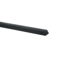 Betonpaal glad met diamantkop 10x10x190 cm, antraciet ongecoat, eindpaal t.b.v. scherm 90 cm hoog.