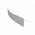 Koppelspies 16.5 cm cortenstaal