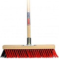X-Bezem Buiten rood/zwart incl. steel