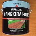 Impraline Bangkirai-olie 750ml Transparant bruin