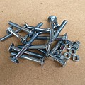 slotbout m6x40 100st wit verzinkt kuip