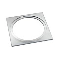 PLATE 75  RVS 75x75mm tbv diverse geïntegreerde armaturen.
