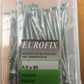 Spaanplaatschroef pozidrive 6.0X90 (100ST) PK verzinkt kuip