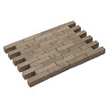 Clayville Stone Grey 20x4,8x6 cm (Getrommeld)