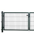Poort compleet dubbel groen 100x150