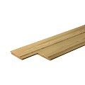 Scandinavisch vuren geschaafde plank 1,8x14,5x300 cm. groen geïmpregneerd.