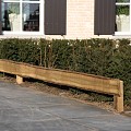 Douglas fijnbezaagd schaaldeel 1,9x12-25x400 cm, onbehandeld.