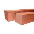 Douglas fijnbezaagde paal 15x15x300 cm, onbehandeld.