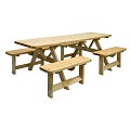 Picknicktafel Family, bladmaat 70x240 cm.