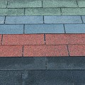 Dakshingles per pak à 3 m2, groen.