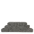 Granubrick 23,1/15,3X20X10 Antraciet