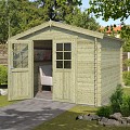 Blokhut Norah 275x275 geïmpregneerd (olijfgroen)