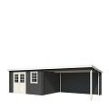 Blokhut Aida 760x275 Carbon Grey