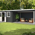 Blokhut Aida 760x275 Carbon Grey