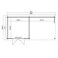 Blokhut Manuel 600x275 Carbon Grey