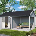 Blokhut Fraya 575x275 Platinum Grey
