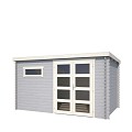 Blokhut Timian 380x230 Platinum Grey
