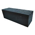 Garden Wall Black 15x15x45 cm