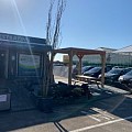 Overkapping 300 x 300 doe het zelf pakkket exclusief poer en alu daktrim
