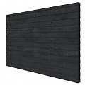 Douglas buitenverblijf Comfort/DHZ achterwand Zweeds rabat dubbelzijdig 371 cm, zwart geïmpregneerd.