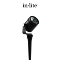 Big Scope  12V/6 W LED Alu. charcoal Warm White black ring