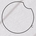 Keramische tegel ø61 cm x 2 cm - rond C - Stone G