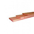 Douglas geschaafd dakbeschot 1,6x11,6x300 cm, groen geïmpregneerd.