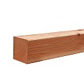 Douglas geschaafde paal 6,5x6,5x400 cm, onbehandeld.