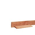 Douglas Zweeds rabat 1 zijde geschaafd, 1 zijde fijnbezaagd 1,0-2,1x16,5x400 cm, onbehandeld.