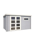 Blokhut Timian 380x230 Platinum Grey